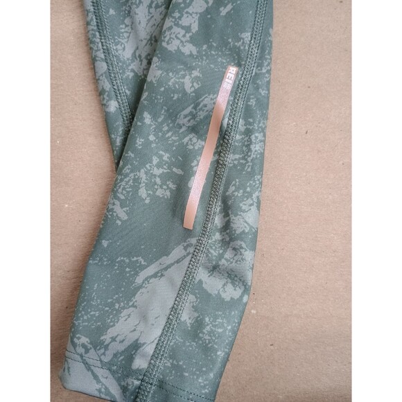 REI Co Op Leggings Womens L Green Camo Pockets Yoga Gym Hike Athleisure Run - Picture 2 of 6